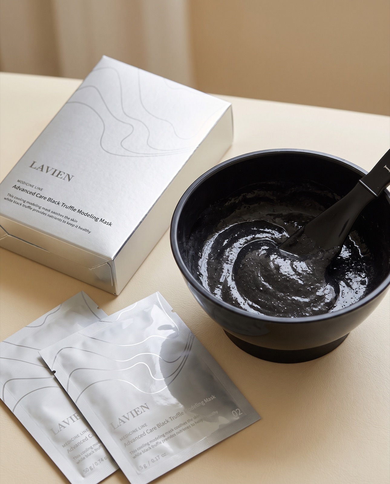 LAVIEN Medinic Line Advanced Care Black Truffle Modeling Mask, photo 4